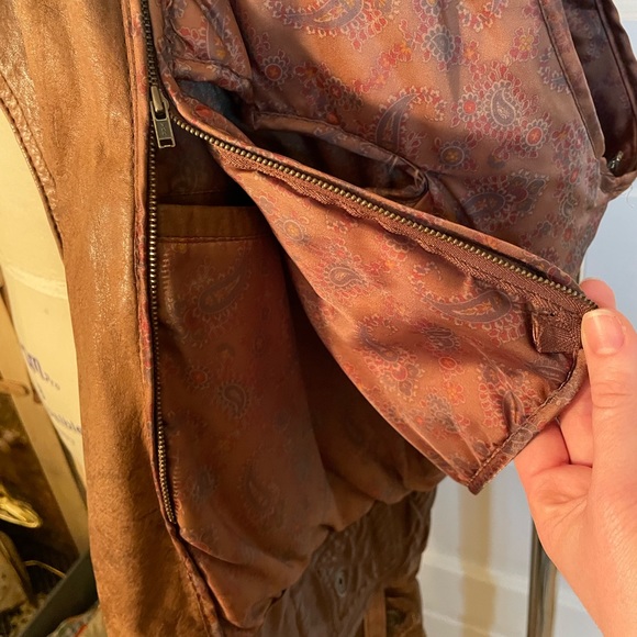 SOLD VTG Adventure Bound Thinsulate 3M Lined Brown Leather Jacket, 1980s - Picture 16 of 16